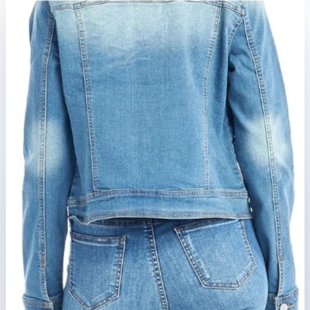 Ci Sono Women's Blue Denim Jacket,Size S - Picture 5 of 12